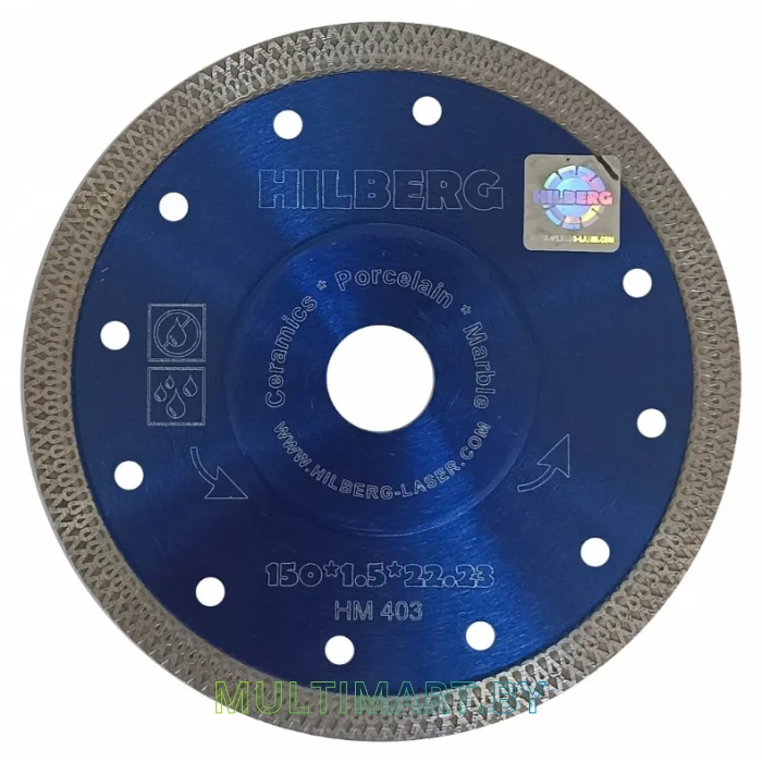 Отрезной диск алмазный Hilberg HM403